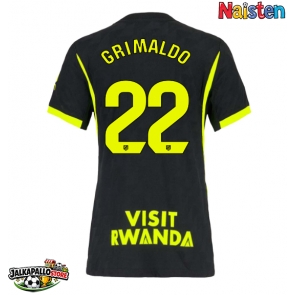 Atletico Madrid Alejandro Grimaldo #22 Vieraspaita Naisten 2026-27 Lyhythihainen